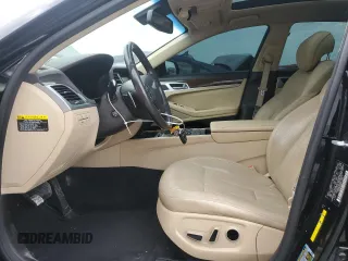 2016 Hyundai Genesis 3.8L with VIN KMHGN4JE6GU128579, listed as a Copart auction lot 69292634 with 83,603 mi miles and Salvage Title. Bid and sale history available at carsss.com. Image 7.