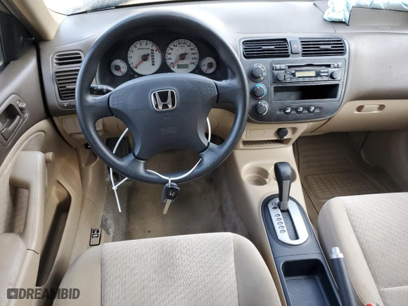2003 Honda Civic DX with VIN 2HGES16493H930822, listed as a Copart auction lot 68539654 with 203,764 mi miles and Clean Title. Bid and sale history available at carsss.com. Image 8.