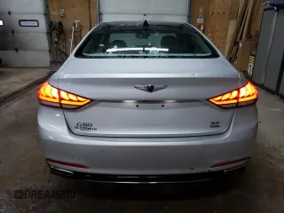2018 Genesis G80 3.8L with VIN KMHGN4JEXJU232841, listed as a Copart auction lot 77777244 with 98,371 mi miles and Clean Title. Bid and sale history available at carsss.com. Image 6.