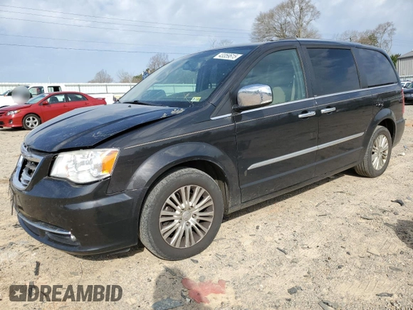 2014 Chrysler Town & Country Limited with VIN 2C4RC1GG2ER228697, listed as a Copart auction lot 43359615 with 144,579 mi miles and Salvage Title. Bid and sale history available at DreamBid. Image 1.