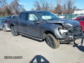 2022 Ford F-150 XL with VIN 1FTFW1E82NFA06545, listed as a IAAI auction lot 41418560 with 48,189 mi miles. Bid and sale history available at carsss.com. Image 1.