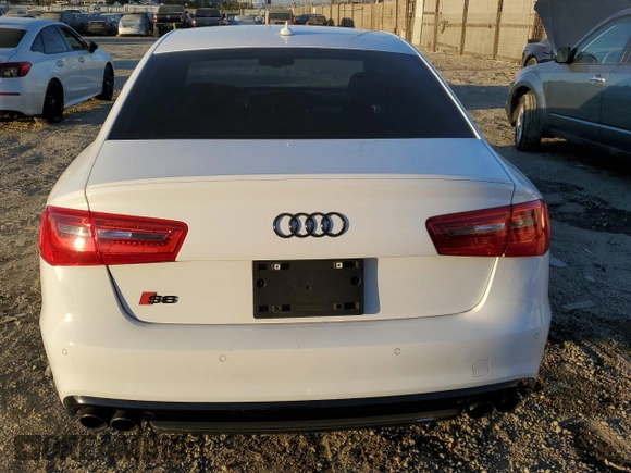 2013 Audi S6 Prestige with VIN WAUF2AFC8DN102860, listed as a Copart auction lot 79547724 with 98,485 mi miles and Salvage Title. Bid and sale history available at carsss.com. Image 6.