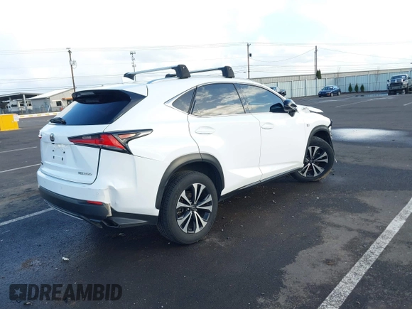 2018 Lexus NX with VIN JTJBARBZ6J2158190, listed as a IAAI auction lot 41701940 with 76,359 mi miles. Bid and sale history available at carsss.com. Image 4.