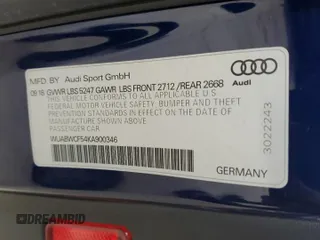 2019 Audi RS 5 Sportback z VIN WUABWCF54KA900346, wystawiony jako Copart lot #57398965 z przebiegiem 49 501 mil mil oraz Szkoda całkowita • Salvage title. Historia ofert i sprzedaży dostępna na DreamBid. Obrazek 12.