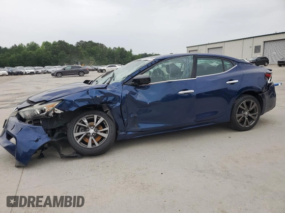 2017 Nissan Maxima S with VIN 1N4AA6AP4HC424152, listed as a Copart auction lot 56004285 with 69,854 mi miles and Salvage title. Bid and sale history available at DreamBid. Image 1.