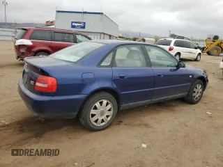 2001 Audi A4 with VIN WAUDC68D51A054972, listed as a Copart auction lot 53693395 with 149,842 mi miles and Clean Title. Bid and sale history available at carsss.com. Image 3.