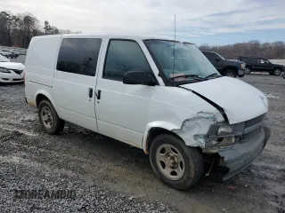 2005 Chevrolet Astro Cargo Van with VIN 1GCDM19X55B132419, listed as a Copart auction lot 45307505 with 201,023 mi miles and Salvage Title. Bid and sale history available at carsss.com. Image 4.