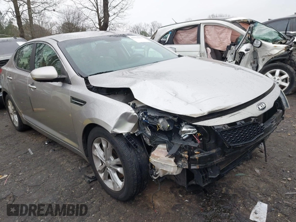 2013 Kia Optima LX with VIN 5XXGM4A72DG206656, listed as a IAAI auction lot 41514906 with 167,324 mi miles. Bid and sale history available at carsss.com. Image 1.
