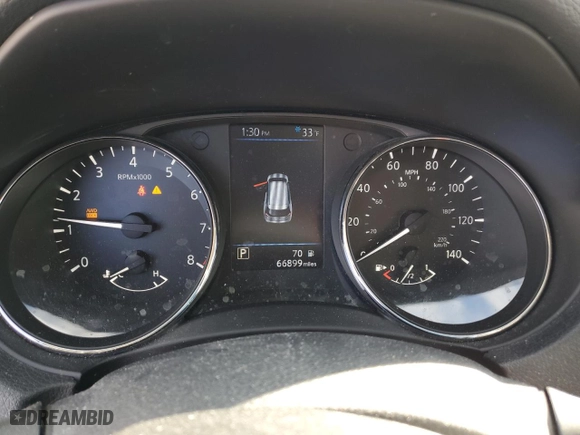 2019 Nissan Rogue SV with VIN 5N1AT2MV4KC823590, listed as a Copart auction lot 45465725 with 66,899 mi miles and Salvage Title. Bid and sale history available at carsss.com. Image 9.