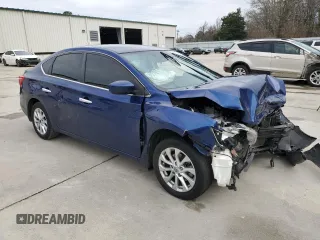 2019 Nissan Sentra SV with VIN 3N1AB7AP9KY215293, listed as a Copart auction lot 88213525 with 48,725 mi miles and Salvage Title. Bid and sale history available at DreamBid. Image 4.