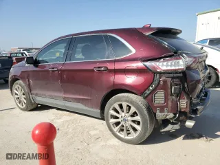 2017 Ford Edge Titanium with VIN 2FMPK3K88HBB88530, listed as a Copart auction lot 49213195 with 128,660 mi miles and Salvage Title. Bid and sale history available at carsss.com. Image 2.