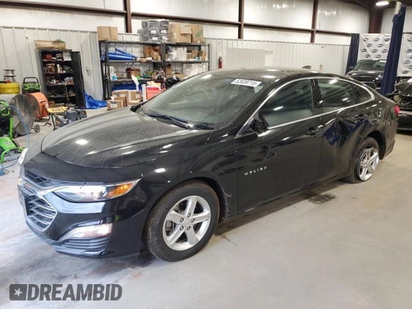 2023 Chevrolet Malibu LS with VIN 1G1ZB5ST0PF239053, listed as a Copart auction lot 52039715 with 15,215 mi miles and Salvage Title. Bid and sale history available at DreamBid. Image 1.