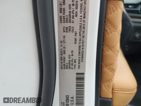 2022 Jeep Grand Cherokee Summit Reserve with VIN 1C4RJHEG6N8610843, listed as a Copart auction lot 63500415 with 77,436 mi miles and Clean title. Bid and sale history available at DreamBid. Image 13.