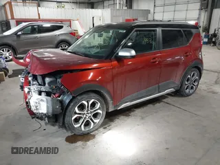 2020 Kia Soul LX with VIN KNDJ23AU4L7050350, listed as a IAAI auction lot 41608088 with 81,344 mi miles. Bid and sale history available at carsss.com. Image 18.