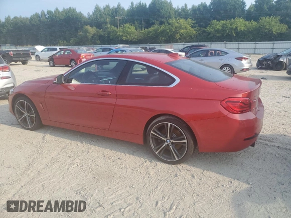 2018 BMW 4 Series 440i xDrive with VIN WBA4W9C54JAB95107, listed as a Copart auction lot 68408494 with 57,590 mi miles and Salvage title. Bid and sale history available at DreamBid. Image 2.