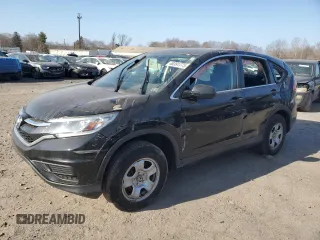 2016 Honda CR-V LX with VIN 2HKRM4H39GH706608, listed as a Copart auction lot 48391775 with 98,505 mi miles and Salvage Title. Bid and sale history available at carsss.com. Image 1.