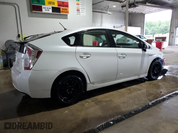 2012 Toyota Prius One with VIN JTDKN3DU8C1599835, listed as a Copart auction lot 55777685 with 204,188 mi miles and Salvage Title. Bid and sale history available at DreamBid. Image 3.