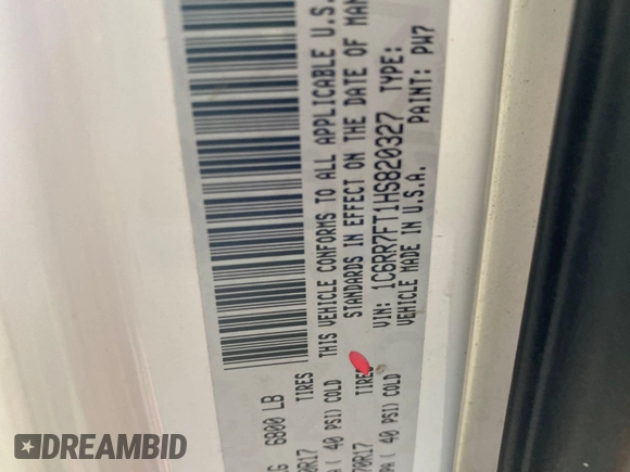 2017 Ram 1500 Express with VIN 1C6RR7FT1HS820327, listed as a IAAI auction lot 42774095 with 161,605 mi miles and . Bid and sale history available at DreamBid. Image 29.