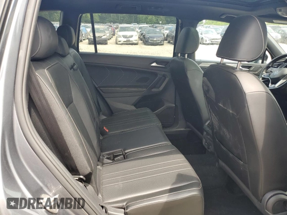 2022 Volkswagen Tiguan SE R-Line Black with VIN 3VV8B7AX0NM091052, listed as a Copart auction lot 60020515 with 46,687 mi miles and Salvage title. Bid and sale history available at DreamBid. Image 11.