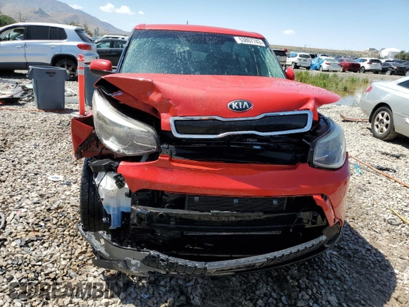 2015 Kia Soul + with VIN KNDJP3A51F7751975, listed as a Copart auction lot 63807743 with Not Provided miles and Salvage Title. Bid and sale history available at DreamBid. Image 5.