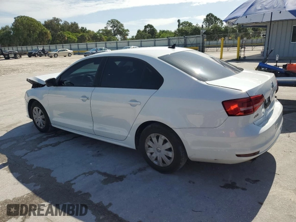 2015 Volkswagen Jetta S with VIN 3VW2K7AJ9FM323047, listed as a Copart auction lot 59098565 with 169,648 mi miles and Salvage title. Bid and sale history available at DreamBid. Image 2.