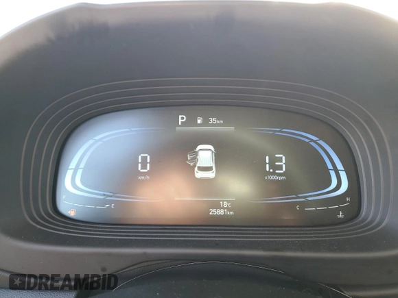 2024 Hyundai Venue SE with VIN KMHRB8A35RU311398, listed as a Copart auction lot 78067294 with 25,881 mi miles and Clean Title. Bid and sale history available at DreamBid. Image 9.