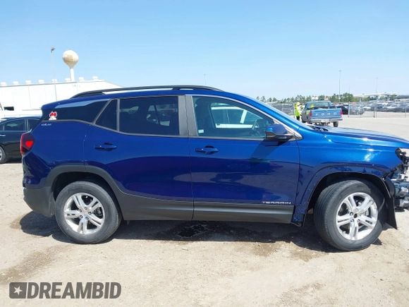 2022 GMC Terrain SLE with VIN 3GKALMEV0NL299267, listed as a IAAI auction lot 41845193 with 9,581 mi miles. Bid and sale history available at carsss.com. Image 14.