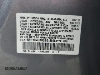 2016 Acura MDX Technology z VIN 5FRYD4H40GB013895, wystawiony jako Copart lot #60727625 z przebiegiem 190 094 mil mil oraz Szkoda całkowita • Salvage title. Historia ofert i sprzedaży dostępna na DreamBid. Obrazek 13.