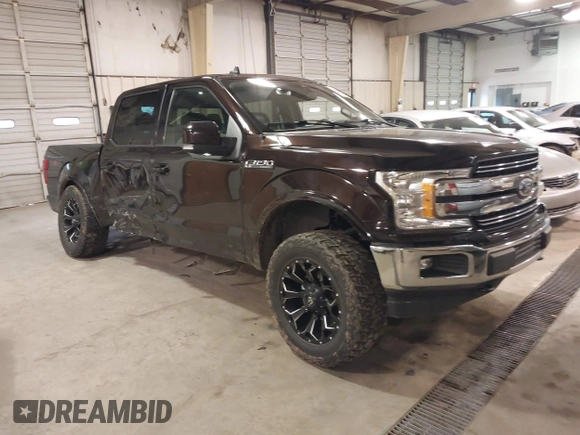 2020 Ford F-150 XL with VIN 1FTEW1E59LFA21655, listed as a IAAI auction lot 41509827 with 107,918 mi miles. Bid and sale history available at carsss.com. Image 1.