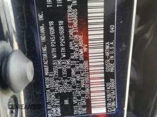 2016 Toyota Highlander LE z VIN 5TDBKRFH9GS312880, wystawiony jako Copart lot #49584775 z przebiegiem 116 519 mil mil oraz Szkoda całkowita • Salvage title. Historia ofert i sprzedaży dostępna na DreamBid. Obrazek 13.