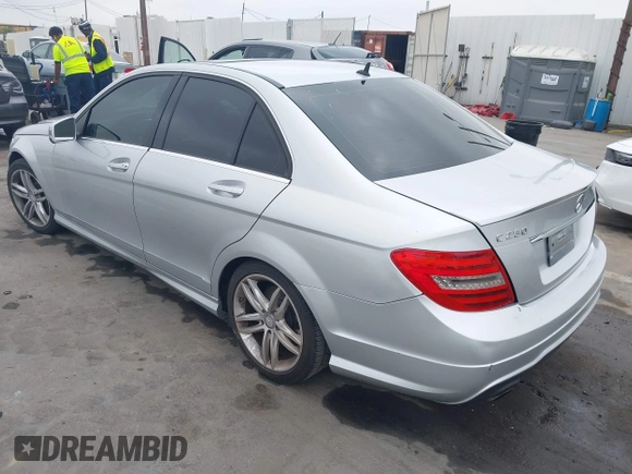 2014 Mercedes-Benz C 250 Sport with VIN WDDGF4HB8EA966999, listed as a IAAI auction lot 42452823 with 143,339 mi miles and . Bid and sale history available at DreamBid. Image 3.