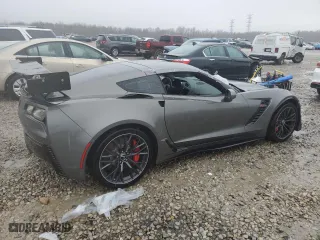 2016 Chevrolet Corvette Z06 2LZ with VIN 1G1YS2D63G5608866, listed as a Copart auction lot 45017105 with 0 mi miles and Salvage Title. Bid and sale history available at carsss.com. Image 3.