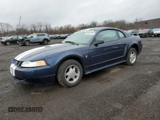 2001 Ford Mustang Standard with VIN 1FAFP40461F174675, listed as a Copart auction lot 49615035 with 143,360 mi miles and Salvage Title. Bid and sale history available at carsss.com. Image 1.