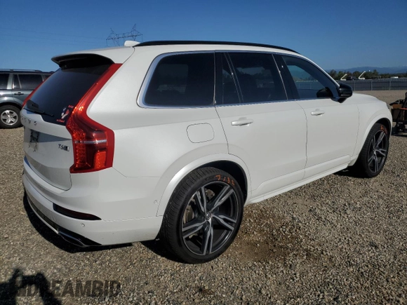 2017 Volvo XC90 R-Design with VIN YV4A22PM4H1173929, listed as a Copart auction lot 54051945 with 82,639 mi miles and Salvage title. Bid and sale history available at DreamBid. Image 3.