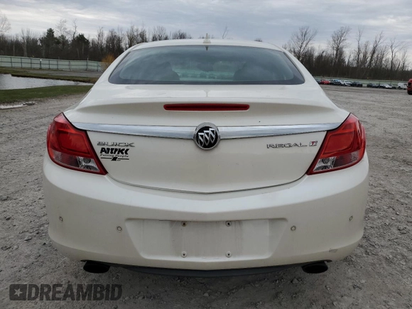 2013 Buick Regal Turbo Premium 1 with VIN 2G4GS5EV4D9176101, listed as a Copart auction lot 53747315 with 0 mi miles and Salvage Title. Bid and sale history available at carsss.com. Image 6.