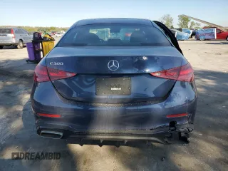 2024 Mercedes-Benz C 300 with VIN W1KAF4GB6RR172565, listed as a Copart auction lot 49794055 with 31,308 mi miles and Salvage Title. Bid and sale history available at carsss.com. Image 6.