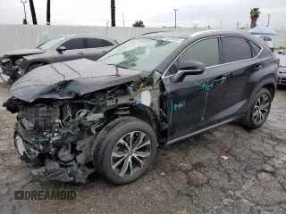 2017 Lexus NX with VIN JTJYARBZXH2063958, listed as a Copart auction lot 48790595 with 87,195 mi miles and Salvage Title. Bid and sale history available at carsss.com. Image 1.
