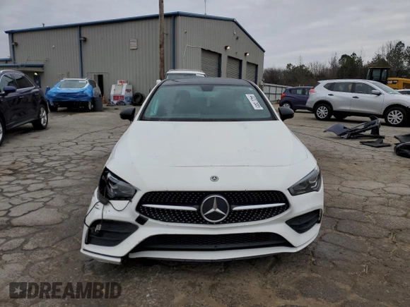 2020 Mercedes-Benz CLA 250 with VIN WDD5J4GB0LN035801, listed as a Copart auction lot 44207555 with 78,857 mi miles and Salvage Title. Bid and sale history available at DreamBid. Image 5.