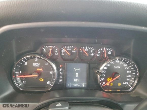 2016 Chevrolet Silverado 1500 Custom with VIN 1GCVKPEC5GZ187897, listed as a Copart auction lot 47228575 with 173,493 mi miles and Clean Title. Bid and sale history available at carsss.com. Image 9.
