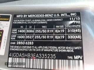 2014 Mercedes-Benz M 350 z VIN 4JGDA5HB3EA335235, wystawiony jako IAAI lot #42150588 z przebiegiem 105 899 mil mil oraz . Historia ofert i sprzedaży dostępna na DreamBid. Obrazek 9.