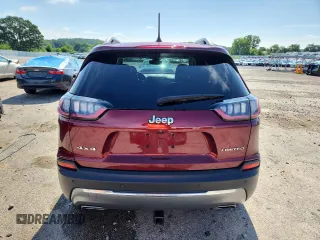 2020 Jeep Cherokee Limited with VIN 1C4PJMDX5LD621211, listed as a Copart auction lot 61768445 with 55,510 mi miles and Salvage title. Bid and sale history available at DreamBid. Image 6.