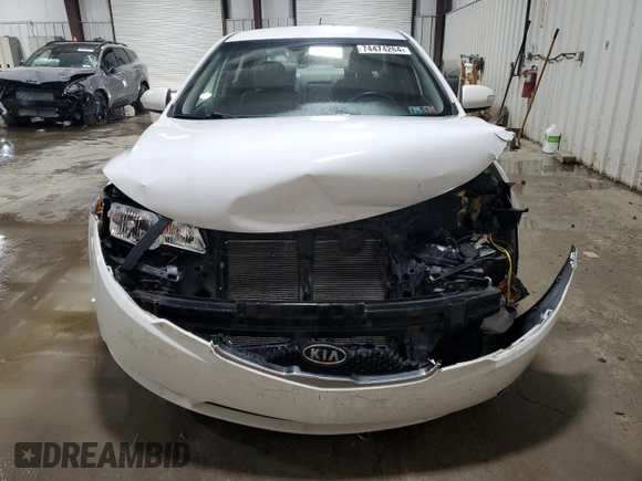 2010 Kia Forte EX with VIN KNAFU4A26A5183329, listed as a Copart auction lot 74474264 with 123,205 mi miles and Salvage Title. Bid and sale history available at carsss.com. Image 5.