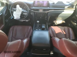 2018 Lexus LX with VIN JTJHY7AXXJ4281909, listed as a Copart auction lot 80891544 with 109,892 mi miles and Salvage Title. Bid and sale history available at carsss.com. Image 8.