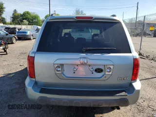 2003 Honda Pilot EX with VIN 2HKYF18493H587563, listed as a Copart auction lot 54897205 with 120,408 mi miles and Salvage Title. Bid and sale history available at carsss.com. Image 6.