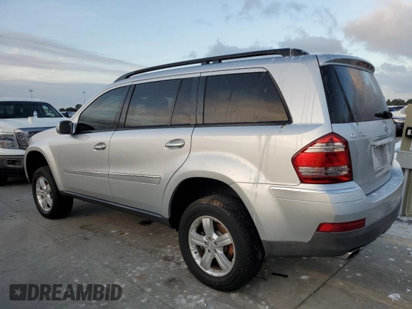 2007 Mercedes-Benz GL-Class with VIN 4JGBF71EX7A108443, listed as a Copart auction lot 75088444 with 180,949 mi miles and Salvage Title. Bid and sale history available at carsss.com. Image 2.
