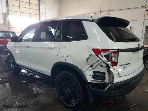 2019 Honda Passport Sport with VIN 5FNYF8H26KB006301, listed as a Copart auction lot 42599595 with 60266 miles and Salvage Title. Bid and sale history available at carsss.com. Image 2.