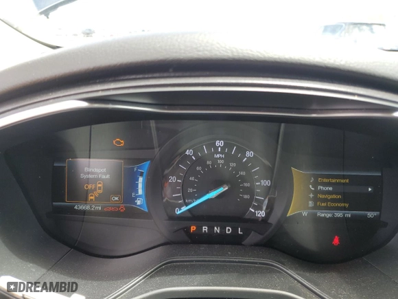 2020 Ford Fusion Plug-In Hybrid Titanium with VIN 3FA6P0SU4LR251913, listed as a Copart auction lot 54338384 with 43,668 mi miles. Bid and sale history available at carsss.com. Image 9.