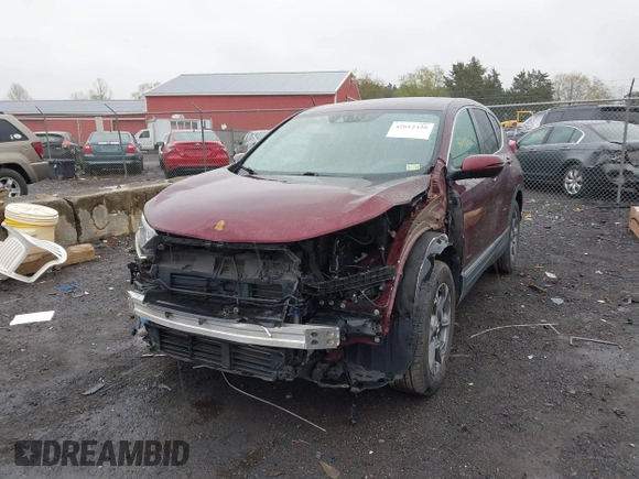 2017 Honda CR-V EX with VIN 2HKRW2H52HH628285, listed as a IAAI auction lot 42012430 with 115,822 mi miles. Bid and sale history available at carsss.com. Image 6.