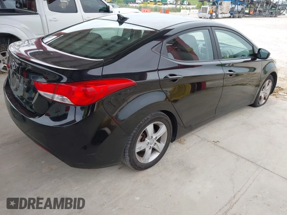 2012 Hyundai Elantra Limited with VIN KMHDH4AEXCU181497, listed as a IAAI auction lot 42634732 with 109,652 mi miles and . Bid and sale history available at DreamBid. Image 4.