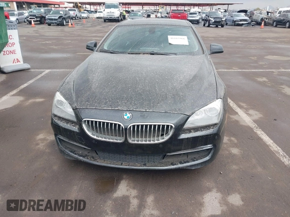 2012 BMW 6 Series 650i with VIN WBALX3C57CDV77359, listed as a IAAI auction lot 41443966 with 64,500 mi miles. Bid and sale history available at carsss.com. Image 6.